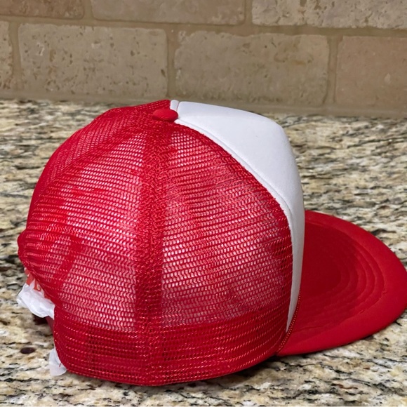 Vintage 80’s Rainbow Apple Computer TASSCC Rope Trucker Hat SnapBack EUC - Picture 6 of 12